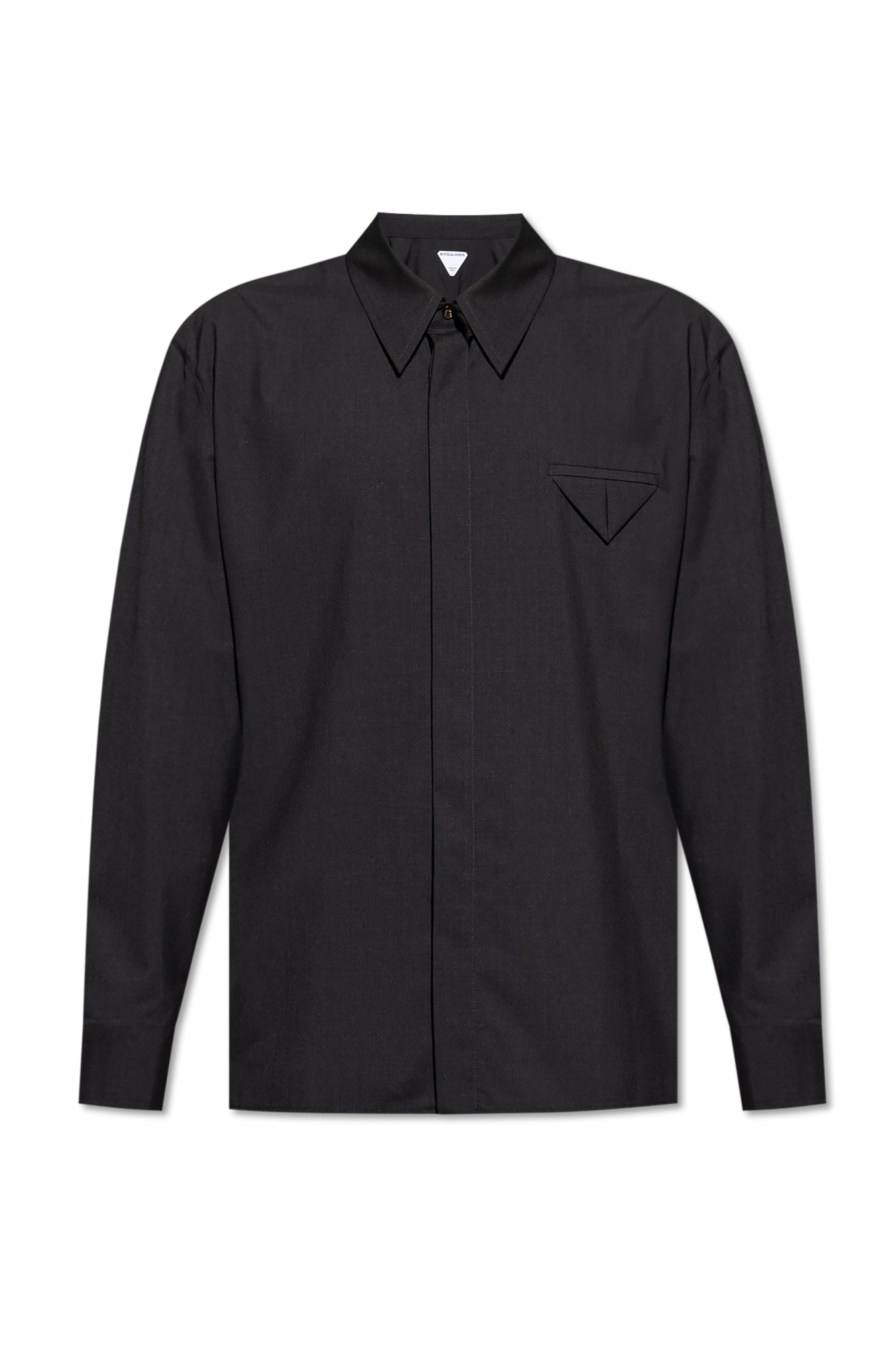 Bottega Veneta Wool Shirt with Pocket | Men's | Vitkac